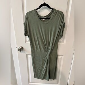 Chic Olive Midi Dress